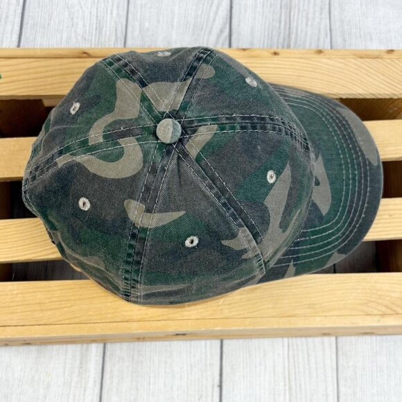 Streetwear unstructured Camo Adjustable Velcro Strap Baseball Cap / Hat - Picture 5 of 6